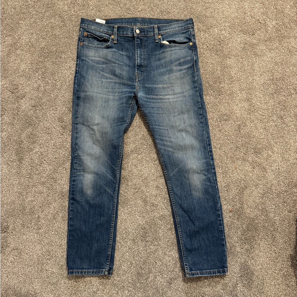 Levi's Blue Slim Jeans with Vintage Fading